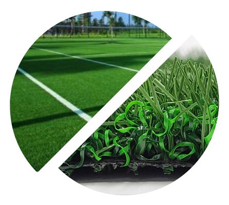 qualidade Grama artificial 2x5 3/8&quot; do futebol não pleno campo de futebol artificial do relvado fábrica